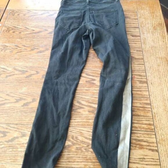 Athleta Sculptek Ultra Skinny Metallic Jean in Carbon Wash sz 4 - Picture 5 of 5